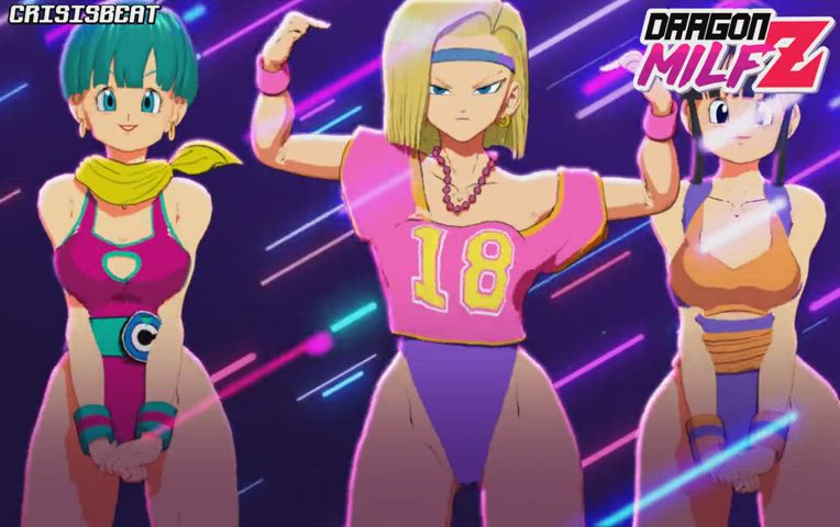 Bulma, Android 18, Chichi - The aerobics moms' club is very popular in West city (Crisisbeat) [Dragon Ball]