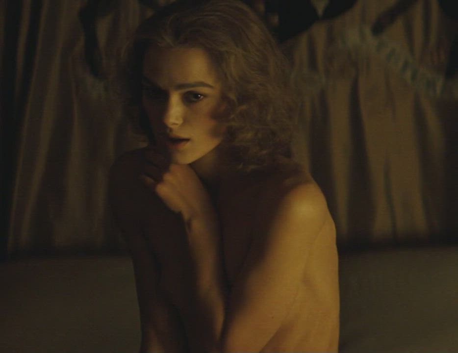 I want to suck on Keira Knightley's little titties.