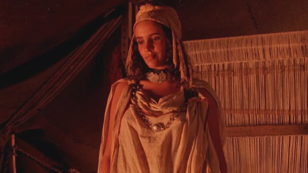 Amina Annabi in "The Sheltering Sky" (1990)