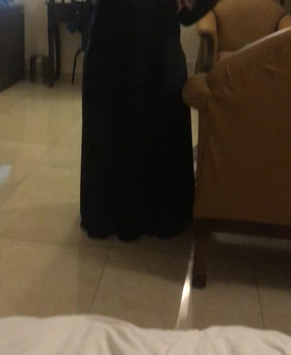 Naked under the abaya