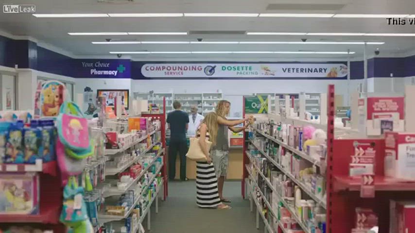 Testing The Condom At The Pharmacy!