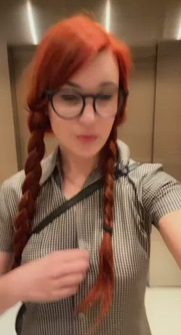 I’m pretty sure I’ve heard that if we’re going up in an elevator, your cum will stay inside me better🤔