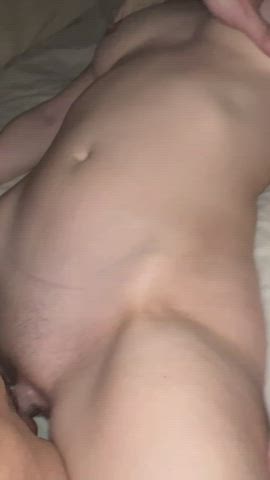 His cock gets me so wet and creamy
