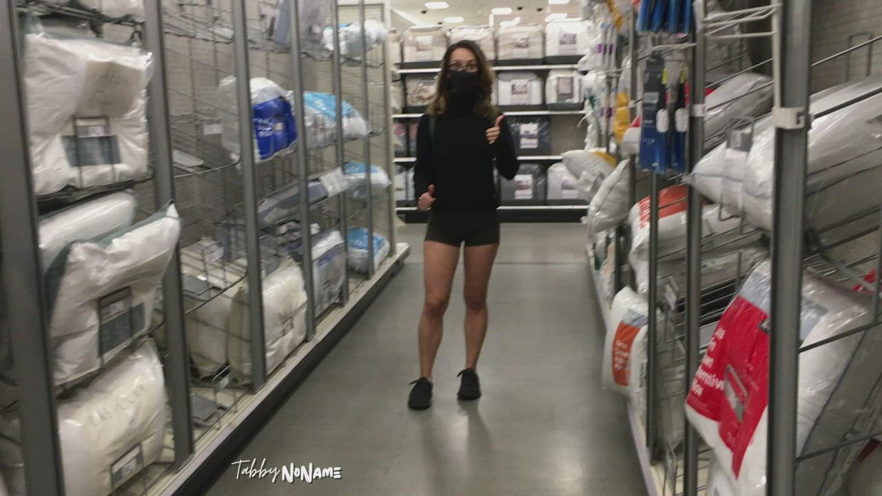 Tits out at Target! [gif]