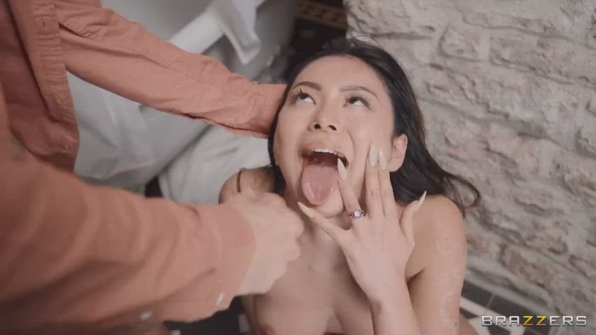 Asian Cumshot Facial Porn GIF by xxxmonster