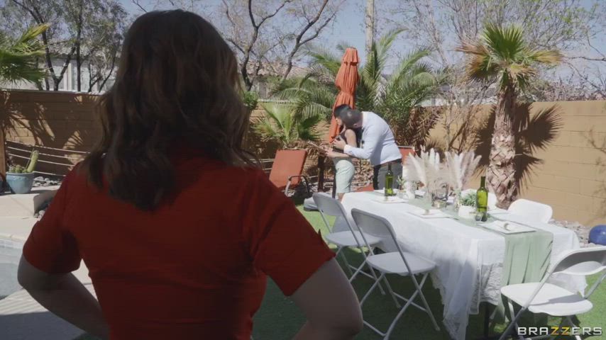 Help Her Set Up For An Outdoor Garden Party - Part 1 : video clip