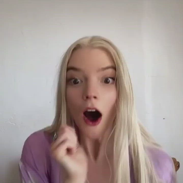 Anya Taylor-Joy is impressed with the massive load you blew for her. 😏