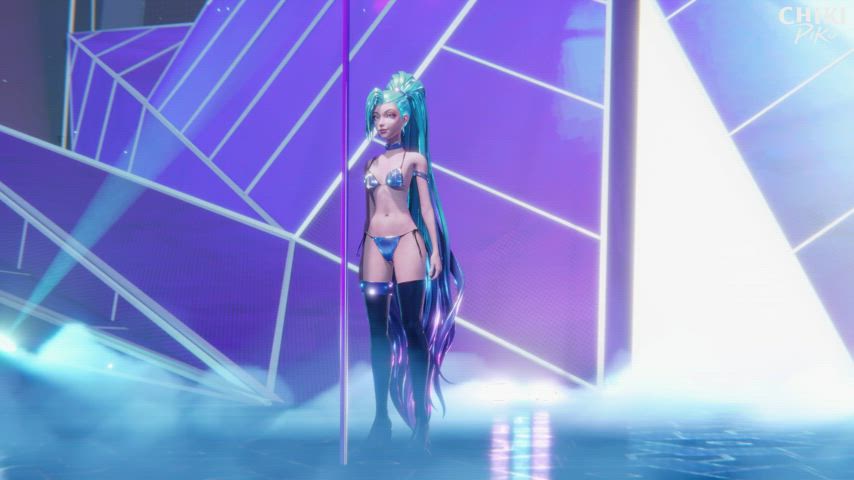 Seraphine's pole dance (Chikipiko)[League of Legends]