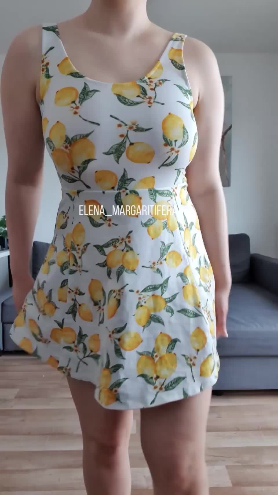 Wearing nothing under my dress means you can fuck me whenever you want