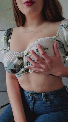 Why wear a bra if you have tits like this