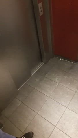 Three in an elevator