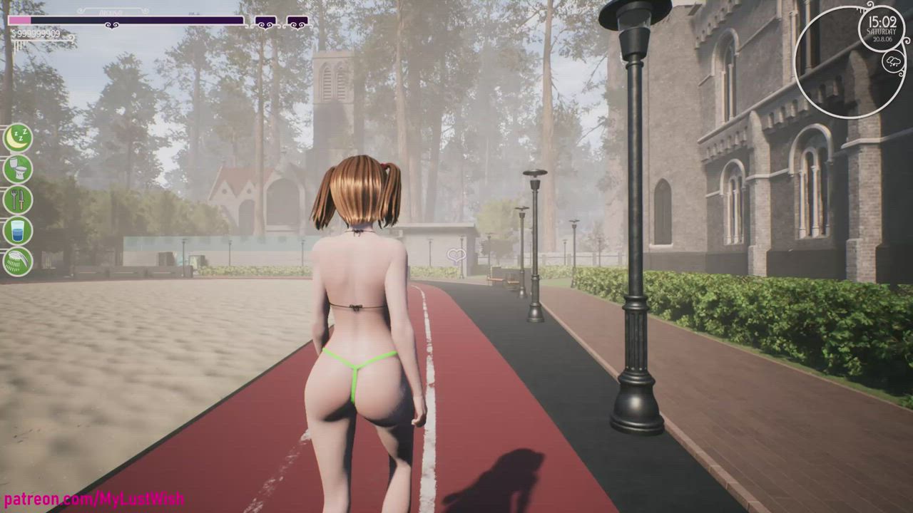 My Lust Wish - Afternoon Run in Lingerie (in-game)