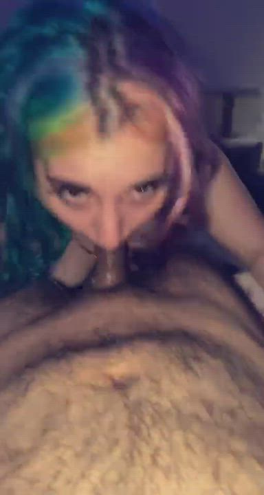 Amateur Blowjob Goth Hardcore Porn - would you hold my head down, 😈