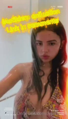 Big tits in shower