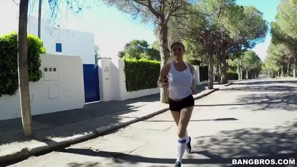 Jogging Through The Street